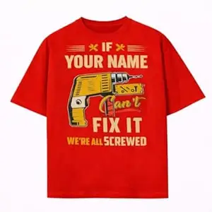 Crafted Signature Pure Cotton Graphic Print Round Neck Half Sleeves Regular Fit Unisex T-Shirt Featuring Viking Warrior Design “Never Underestimate The Power Your Name” _(05-TS-Funny)