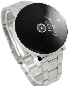 Black Analog Watch for Men Casual, Trendy, Durable Design #108