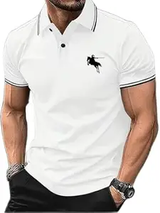 Lymio Polo T Shirt for Men || T Shirt for Man || Collar T Shirt Style Men (Packs Also Available) (Polo-18-21)