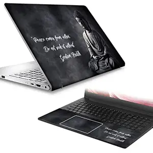 Arjun Designs-Let’s illuminate ideas Arjun Designs Gautam Buddha Laptop Skin for 15.6" Laptops (Customizable)