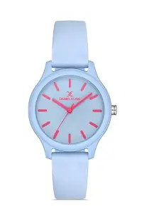 DANIEL KLEIN Silicone Analogue Blue Dial Women's Watch-DK.1.12866-3