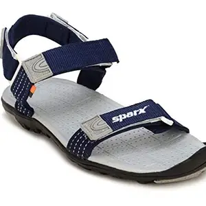 SPARX womens SS 414 | Latest, Daily Use, Stylish Floaters | Blue Sport Sandal - 5 UK (SS 414)