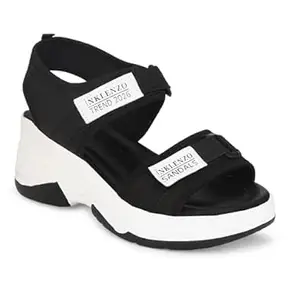 Inklenzo Women’s Wedge Heel Sandals | Casual Open Toe Sandals for Women | Lightweight Comfortable Footwear | Stylish Summer Sandals
