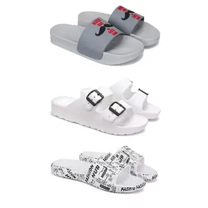 DRACKFOOT Men's Sandals | Lightweight Wear| Stylish & Easy to Wear For Men'S GRT-SAN-(3-COMBO)-1590-3113-3104-7