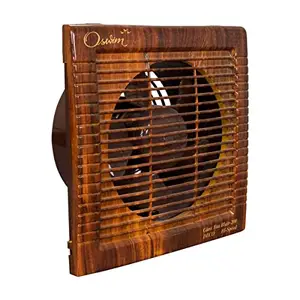 Oswim SWIFT 6" 150mm Axial (HI-SPEED) Antique Exhaust Fan WITH GRILL ABS (SLIM TYPE) | Ventilation Fan Suitable for Bathroom and Toilet | For Circulating Cool AC Air In Adjacent Room (Dark Wood) price in India.