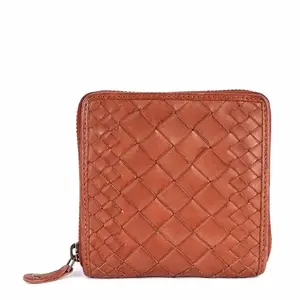 KOMPANERO Genuine Leather Women's Wallet (C-12965-COGNAC)
