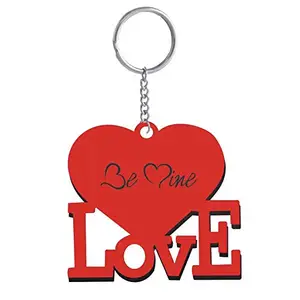 Family Shoping Valentine Gift for Girlfriend Boyfriend Husband Wife Be Mine Keychain Keyring