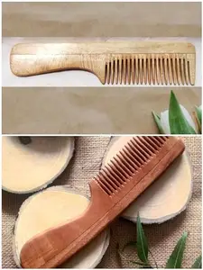wooden comb for men hair growth (Pack of 2)