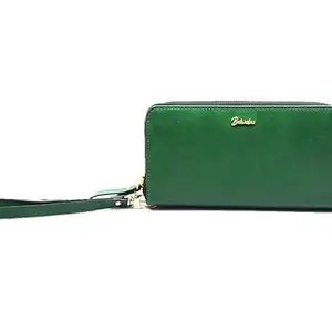 Belwaba Faux Leather Olive Green Women's Wallet