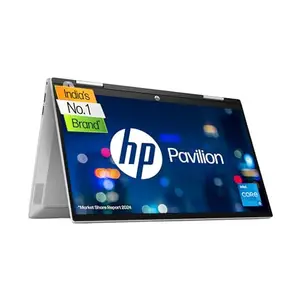 HP Pavilion x360, 11th Gen Intel Core i5-1155G7, 14-inch (35.6 cm), FHD, 16GB DDR4, 512GB SSD, Intel Iris Xe graphics, FPR, Backlit KB, Audio by B&O (Win 11, MSO 2019, 1.52 kg), dy1048TU