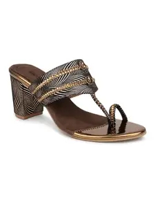 INC.5 Women Antique Embellished Block Heels