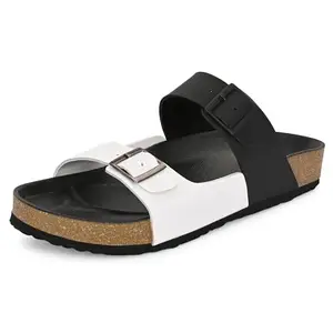 Centrino Men’s Berkin-Style Slip-On Sandals | Open Toe Design | Soft PU Footbed | Lightweight & Comfortable | Arch Support | On-Grip Sole | Casual Outdoor Wear (9209)