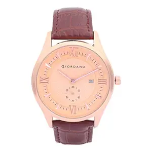 Giordano Analog Rose Gold Dial Men's Watch