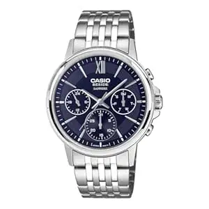 Casio Enticer Men BMS-300D-2AVDF Analog Silver Watch Men (A2541)