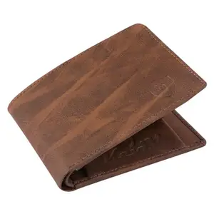 Keviv Leather Wallet for Men - Brown (GW202-BR4)