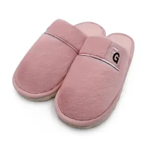 VRITRAZ FG Print Soft and Fluffy Lightweight Winter Slipper For Girls and Womens, Warm House Chappal, Bedroom Slipper (Color-Pink, Size-7)