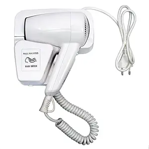 Shoppers Hub PNQ 1200W Heavy Duty Wall Mounted Electric Hair Dryer for Ideal Use in Homes, Salons, Hotels, Restaurants, Resorts and Water Parks