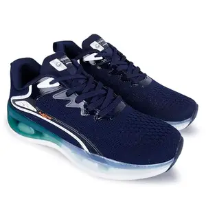 Lancer Mens PLATINUM-41NBL-WHT Navy Running Shoe, 8