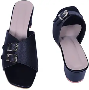 Fashion ride Transperent casual and trendy heel sandal