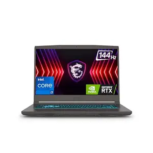 MSI Thin 15, Intel 12th Gen. Core i7-12650H, 40CM FHD 144Hz Gaming (16GB/512GB NVMe SSD/Windows 11 Home/NVIDIA GeForce RTX 3050,GDDR6 4GB/Cosmos Gray/1.86Kg), B12UC-1691IN