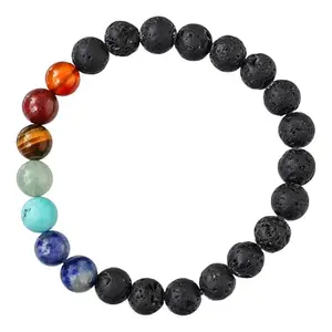 SUFY TRENDS 7 CHAKRA Bracelet for Women Men's Gifts - Protection Healing Crystal Bracelet - 8mm Gemstone Beaded Adjustable