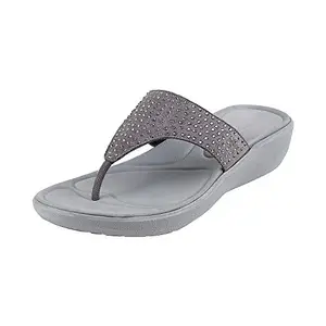 Walkway Women's Grey Fashion Sandals-8 UK (32-516)
