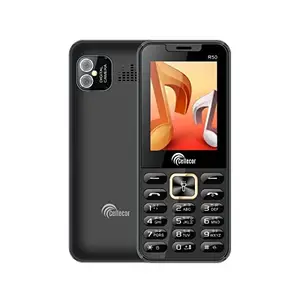 CELLECOR R50 Dual Sim Feature Phone 2750 mAH Battery with Vibration, Torch Light, Wireless FM and Rear Camera (2.4" Display, Black) price in India.