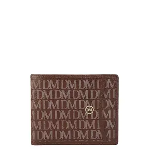 Da Milano Leather RFID Wallet for Men with Multicard Slot - Brown
