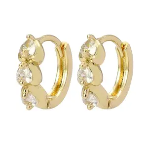 SALTY Touch of Love Earrings for Women & Girls | Anti Tarnish | Stylish Fashion Jewellery | Ear Tops | Accessories for Girls | Minimal Jewelry | Ideal for Gifting