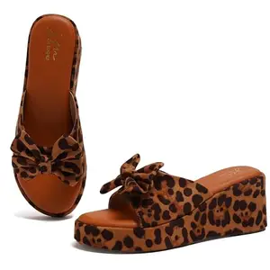 JM LOOKS Women's Slip-On Sandals with Bow Detail | Stylish & Comfortable for All Occasions