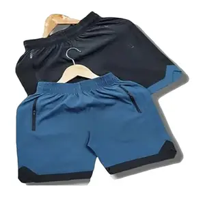 Men Regular Solid Cotton Short (Rugby Men Zip(Blue&Black)_L_bz)
