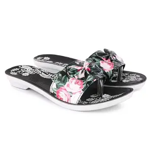 DRACKFOOT Stylish and Comfortable Slippers with Bow Detail for Everyday Wear