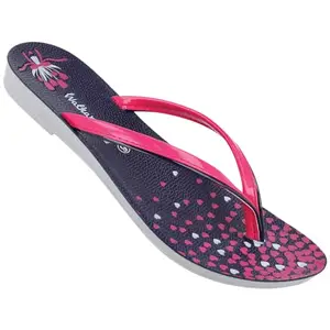 WALKAROO GL198 Womens Fashion Sandals for Casual Wear and Regular use - Blue Pink