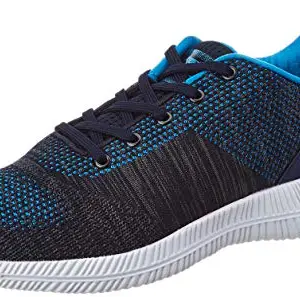 FUSEFIT Mens Fizz 2.1 Dk Grey/Blue Running Shoes - 8 UK (FFR-536_8)