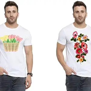 SST - Where Fashion Begins | DP-8696 | Polyester Graphic Print T-Shirt | for Men & Boy | Pack of 2