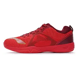 Li-Ning Energy 20 Non-Marking Cushion Badminton Shoe (Red, Maroon, 10UK)