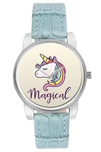 BIGOWL Unique Branded Analogue Valentines Day Fashion Watch for Girls - Quirky Casual Leather Band Watch (Gifts for Her) 2007988303-RS3-S-TEA