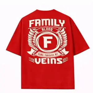 Crafted Signature Back Print Pure Cotton Graphic Print Round Neck Half Sleeves Fit Unisex T-Shirt Featuring Viking Warrior Design “Never Underestimate The Power Your Name”(BKP-04-TS-FAMILY)