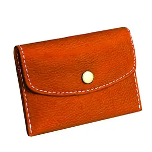 GREEN DRAGONFLY PU Leaher Credit Card Holder Wallet for Men & Women(NMB/202306334-Tan)