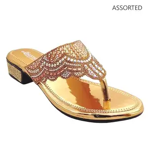 Racecourse Women Block Heel 49.630 Peach