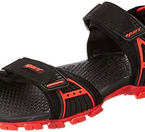 Sparx Men's Black Red Outdoor Sandals-6 UK (SS0492G_BKRD0006)