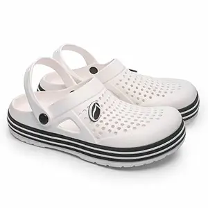 Lancer Mens Soft-Class White Clog - 6 UK (Soft-Class-WHT-6)