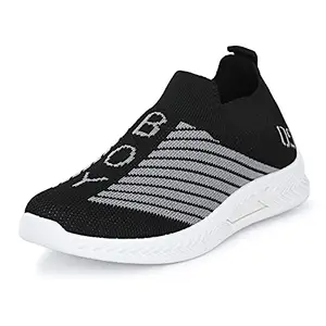 Klepe Kids Black/Grey Running Shoes 38ST-K-7025, 6 UK