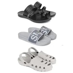Men's Sandals | Lightweight Wear| Stylish & Easy to Wear For Men's PCV-SAN-(3-COMBO)-3152-1589-3135-7