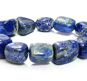 ASTROGHAR Natural Lapiz Lazuli Tumbled Bracelet Crystal Bracelet