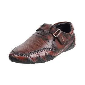 Mochi Mens Leather Tan Sandals (Size (10 UK (44 EU))