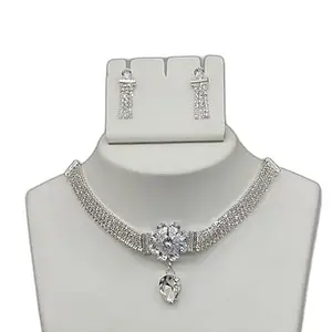Jewellery Set for Women Necklace Set with Earrings (Prinal Art IMMITATION JJewellery_106)
