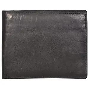 Leatherman Fashion LMN Genuine Leather Men Casual, Trendy, Evening/Party Black Wallet 06_MPC