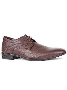 Bata Mens Formal Shoes Derby Token Laceup Brown