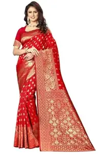 Shasmi Women's Banarasi Saree Pure Kanjivaram Silk Saree Soft new ladies 2026 Design Wear Pattu Sarees Latest Cotton Party Sari collections With Blouse Piece for Wedding sadi (PARI 73)